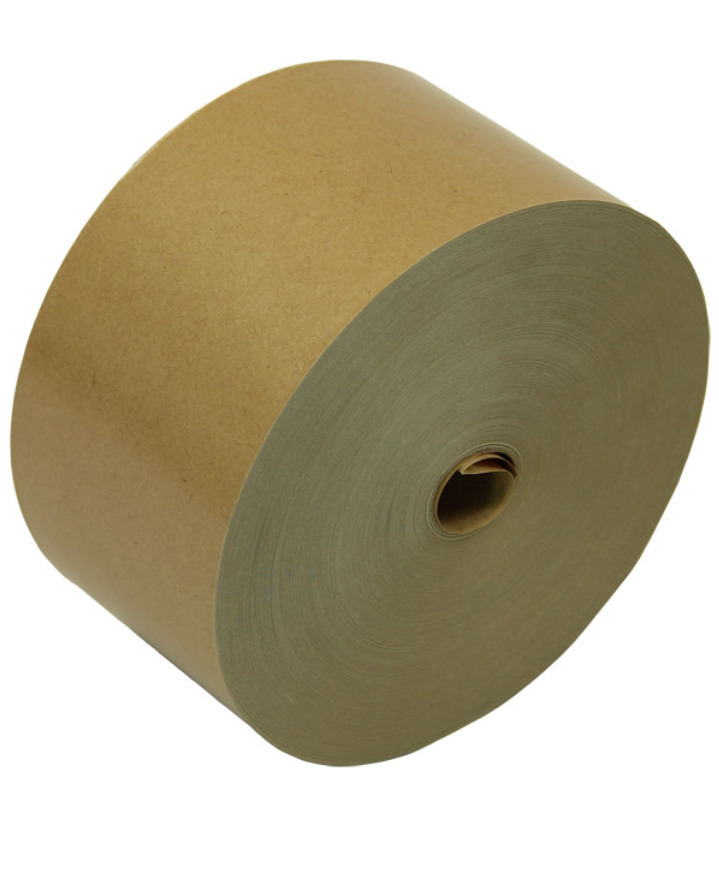 Wet adhesive tape, without cardboard core, 80 mm wide x 200 rm, 70g/sqm - 1