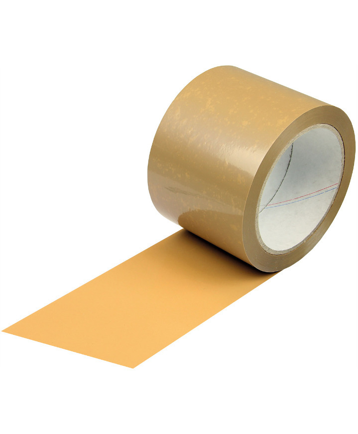 monta PVC adhesive tape 281, brown, 75 mm wide x 66 rm, thickness 54µ - 1