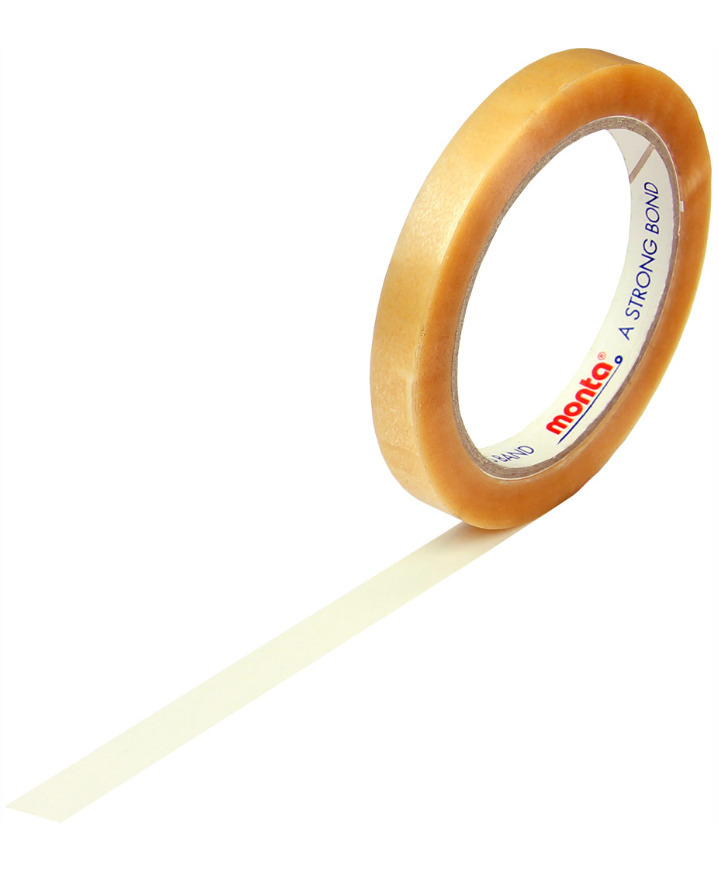  Ruban adhésif monta® 220 en PVC, film autocollant, 12 mm de large x 66 m de long, épaisseur 54µ - 1