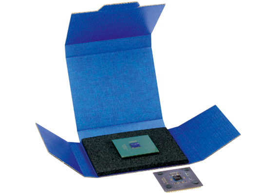 ESD chip box, conductive, 100 x 60 x 15 mm - 1