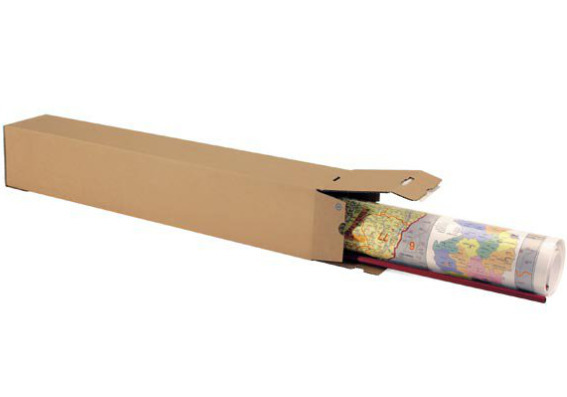 Quattropack Premium, karton składany 1-falowy, 105 x 105 x 430 mm, format A2, jakość 1.30B - 1