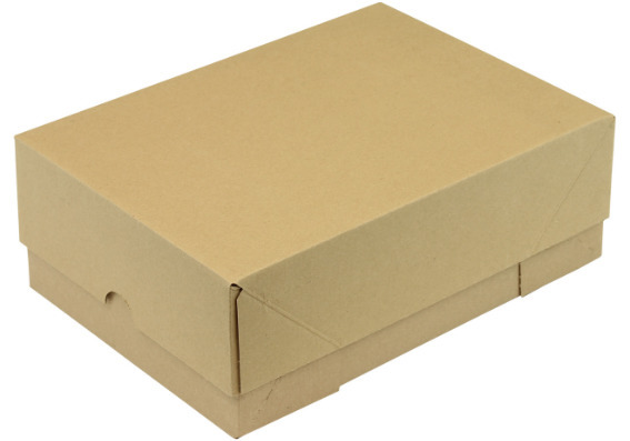 Self-erect box, microcorrugated board, internal dimensions 305 x 215 x 75/75 mm, Q. 1.02E - 4