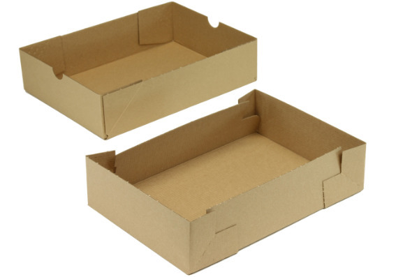Self-erect box, microcorrugated board, internal dimensions 305 x 215 x 75/75 mm, Q. 1.02E - 2
