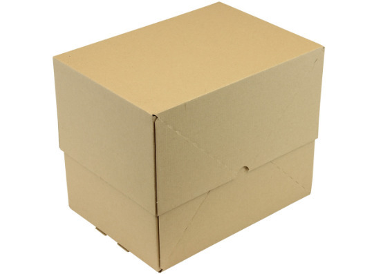 Krabica s nasadzovacím vekom, vlnitá mikrolepenka, vnútorné rozmery 305 x 215 x 150/150 mm, Q. 1.02E - 4