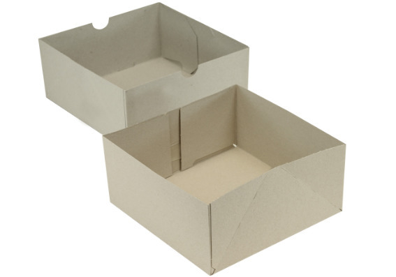 Selef-erect box, solid board, internal dimensions 218 x 215 x 100/100 mm - 2