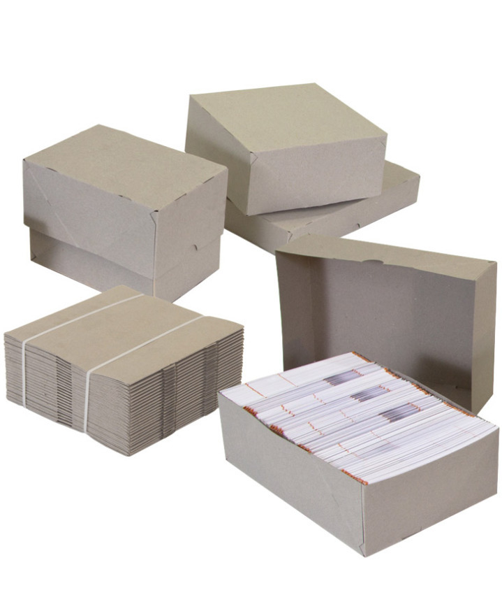 Carton à couvercle, carton rigide, dimensions intérieures 215 x 153 x 100/100 mm, format A5 - 5
