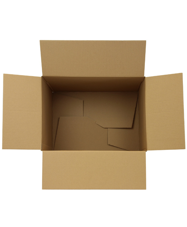 Rychlouzavírací krabice, 1vrstvá, s výškovým rýhováním, 430 x 310 x 280-360 mm, kvalita 1.30B - 2