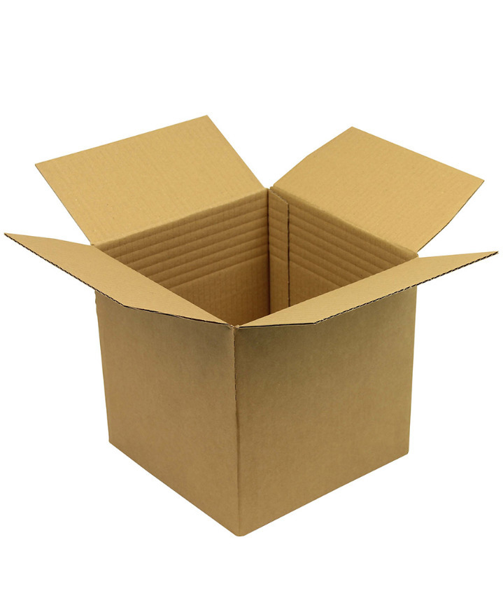 Rychlouzavírací krabice, 1vrstvá, s výškovým rýhováním, 200 x 200 x 130-200 mm, kvalita 1.30B - 1