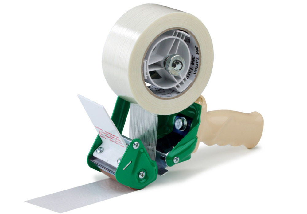 Hand dispenser for filament tape with 75 mm roll width - 1