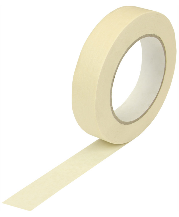 Ruban adhésif en papier crêpe, 25 mm de large x 50 m de long, épaisseur 125µ - 1