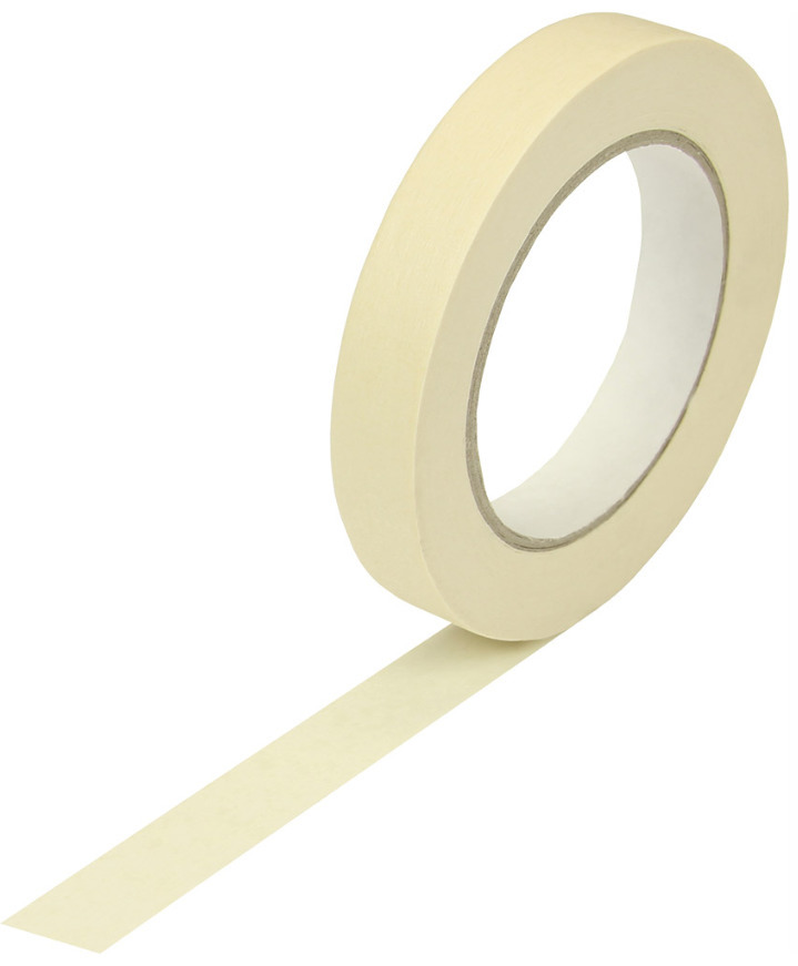 Ruban adhésif en papier crêpe, 19 mm de large x 50 m de long, épaisseur 125µ - 1