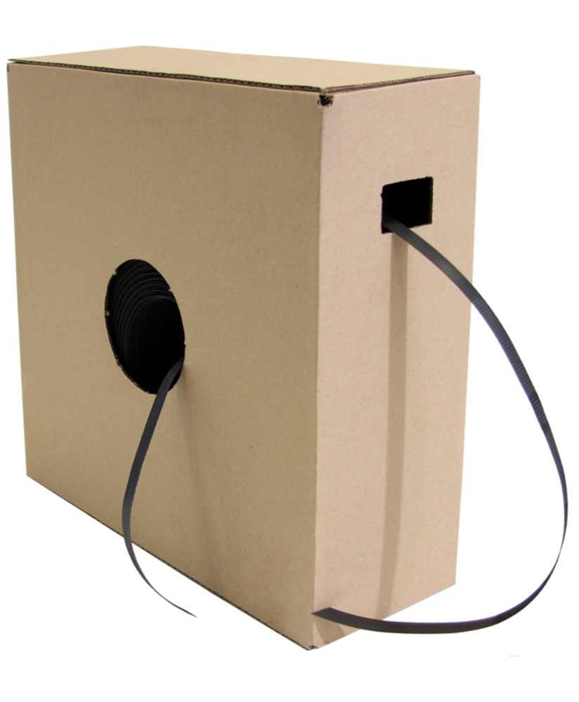 Viazacia páska PP v krabicovom boxe, 12,7 mm x 0,5 mm x 1000m - 1