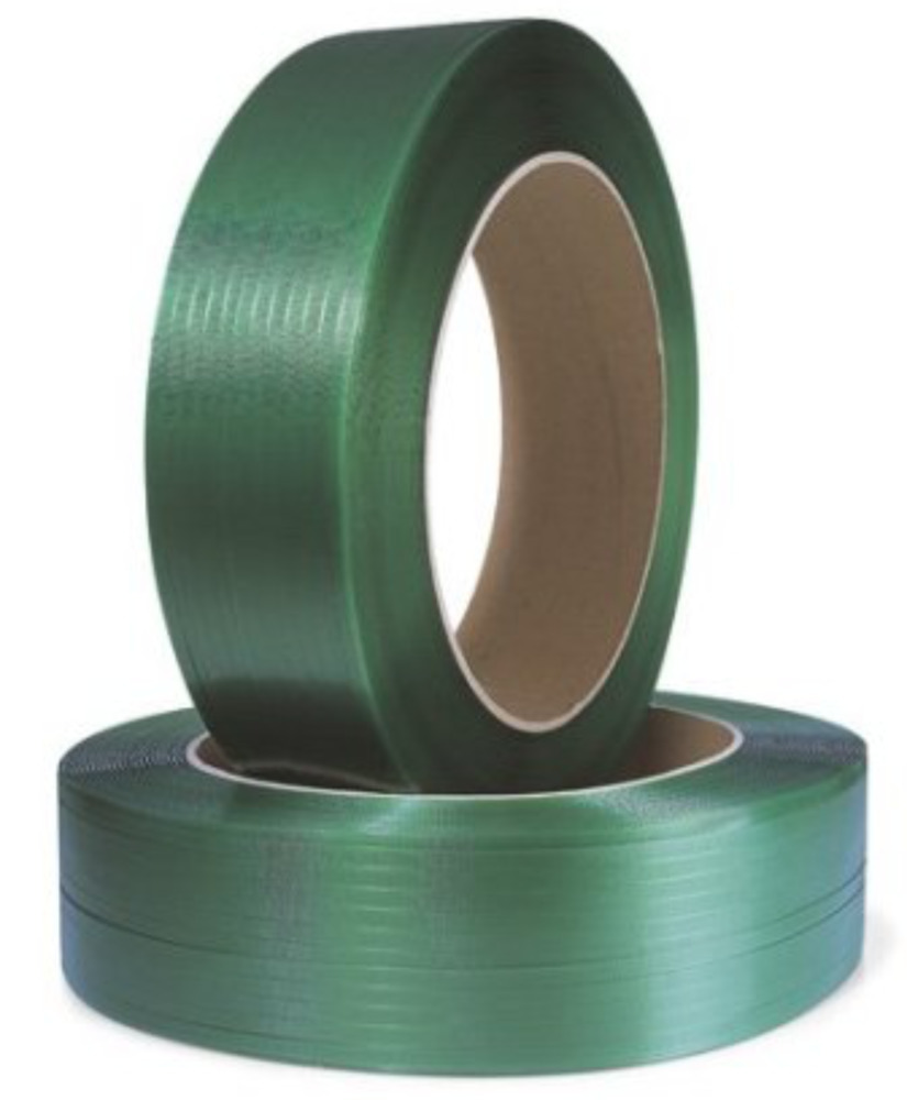 Polyester-/ PET-Umreifungsband, 19 x 0,8 mm x 1200 lfm - 1