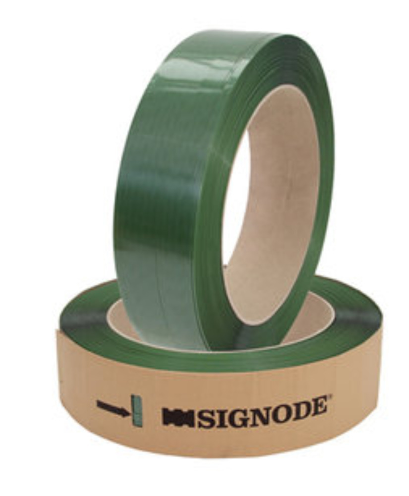 SIGNODE-TENA x -Tape, 15,6 mm bred x 0,9 mm x 1300 rm - 1