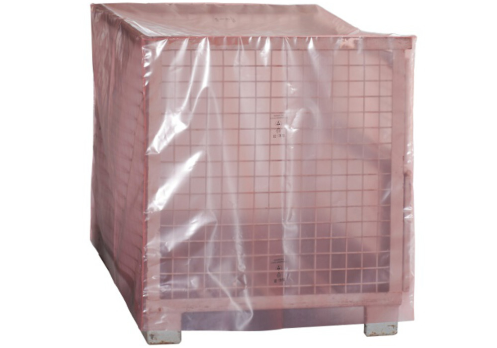 ESD gusseted bag, antistatic, 1250+850 x 900 mm, thickness 150µ - 1