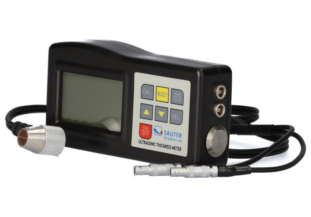 Grubościomierz ultradźwiękowy Sauter TD 225-0.1US, zewnętrzna głowica pomiarowa - 8