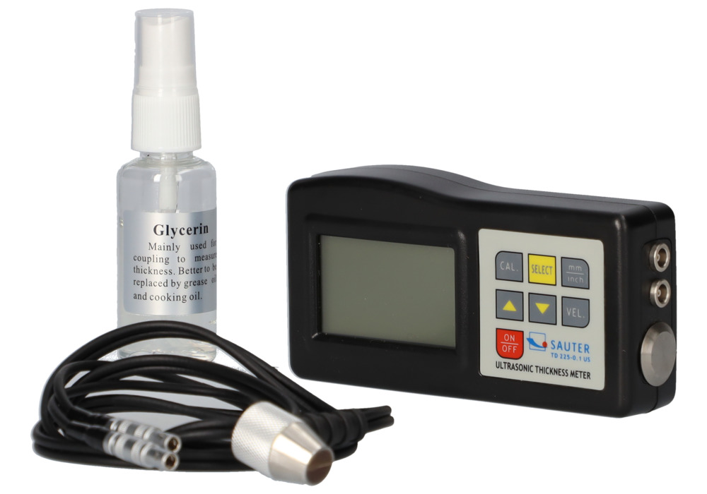 Medidor de espesor de material por ultrasonidos Sauter TD 225-0.1US, cabezal de medición externo - 6