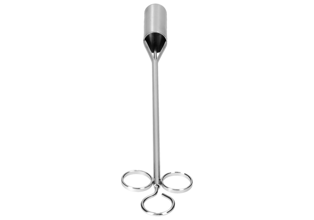 Colector / Sampler de líquidos con apertura para el pulgar, acero inoxidable V4A, volumen 50 ml - 10