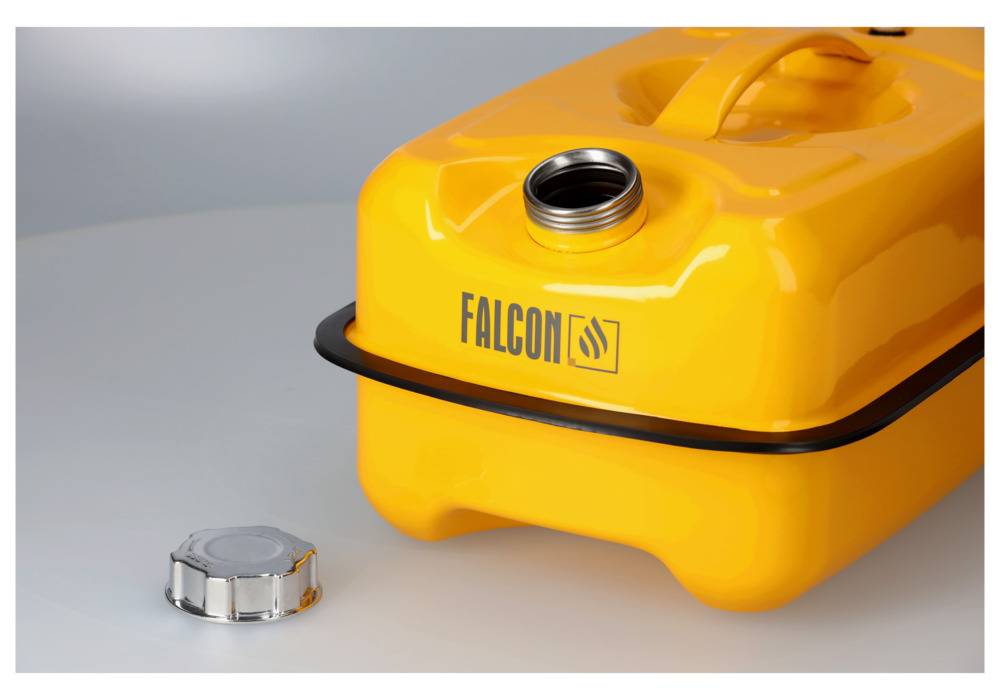 FALCON sikkerhedsbeholder af stål, lakeret, med transportgodkendelse, 10 liter - 5
