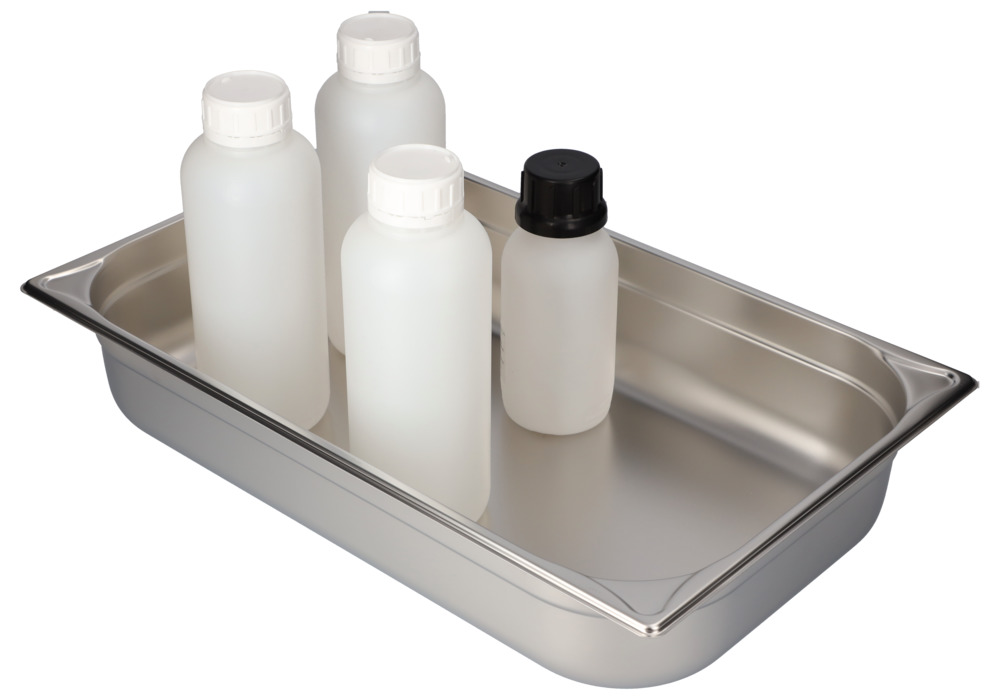 Small container GN 1/1-100, stainless steel, 13.3 litre capacity - 1