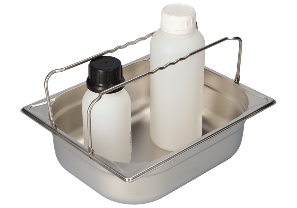 Small container GN-B 1/2-100, stainless steel, with handle, 6 litre capacity - 10
