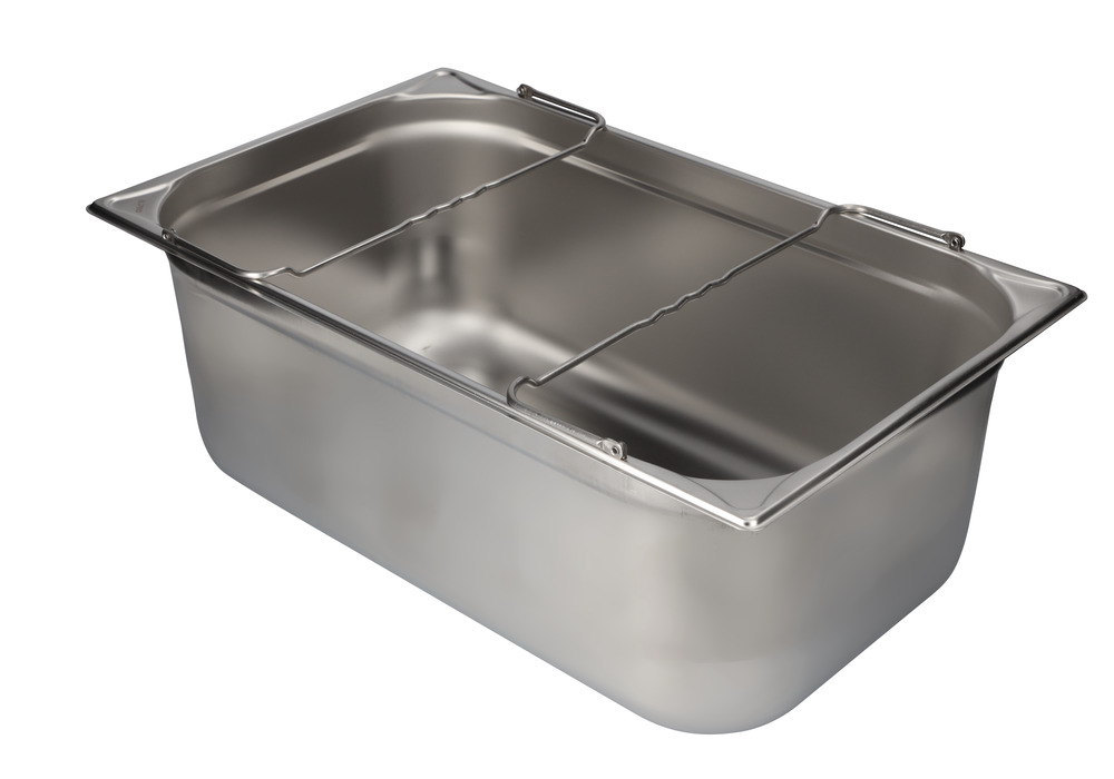 Small container GN-B 1/1-200, stainless steel, with handle, 26.5 litre capacity - 5