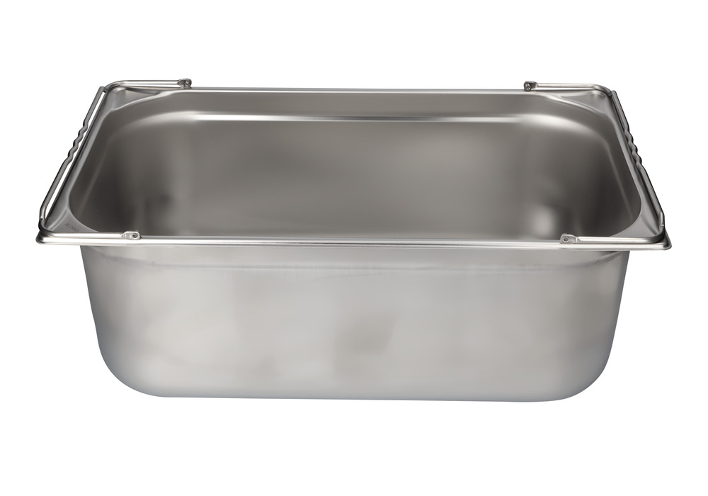 Small container GN-B 1/1-200, stainless steel, with handle, 26.5 litre capacity - 7
