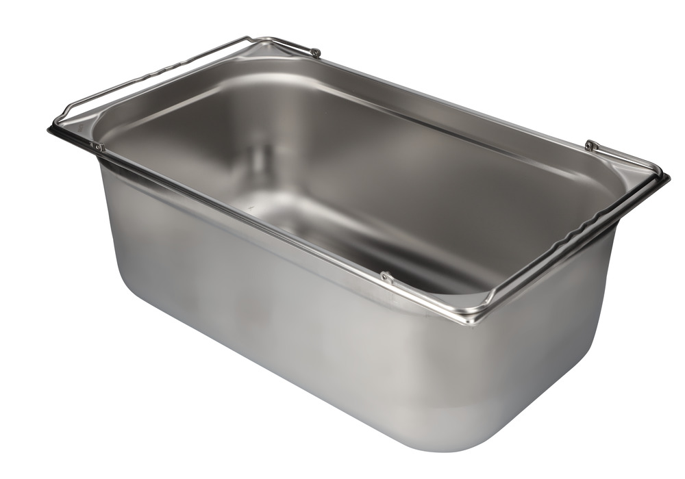 Small container GN-B 1/1-200, stainless steel, with handle, 26.5 litre capacity - 10