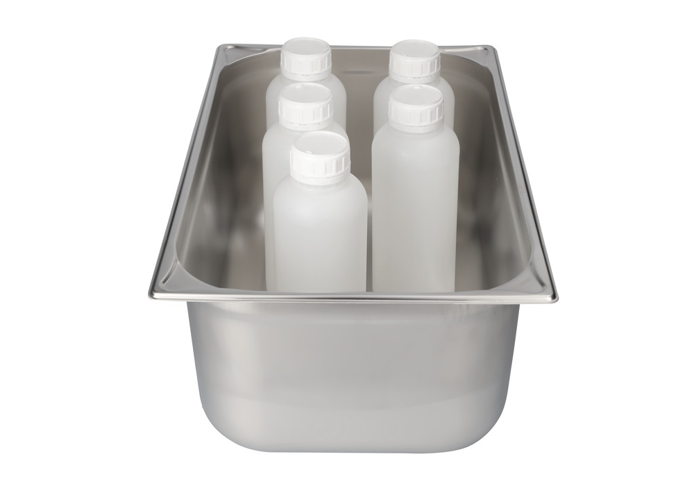 Small container GN 1/1-200, stainless steel, 26.5 litre capacity - 4