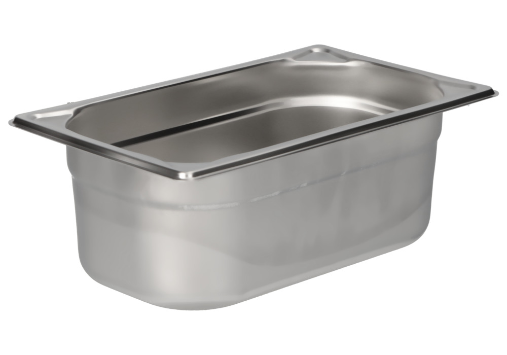 Small container GN 1/4-100, stainless steel, 2.7 litre capacity - 9