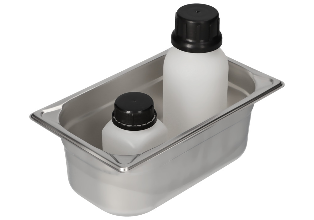 Small container GN 1/4-100, stainless steel, 2.7 litre capacity - 6