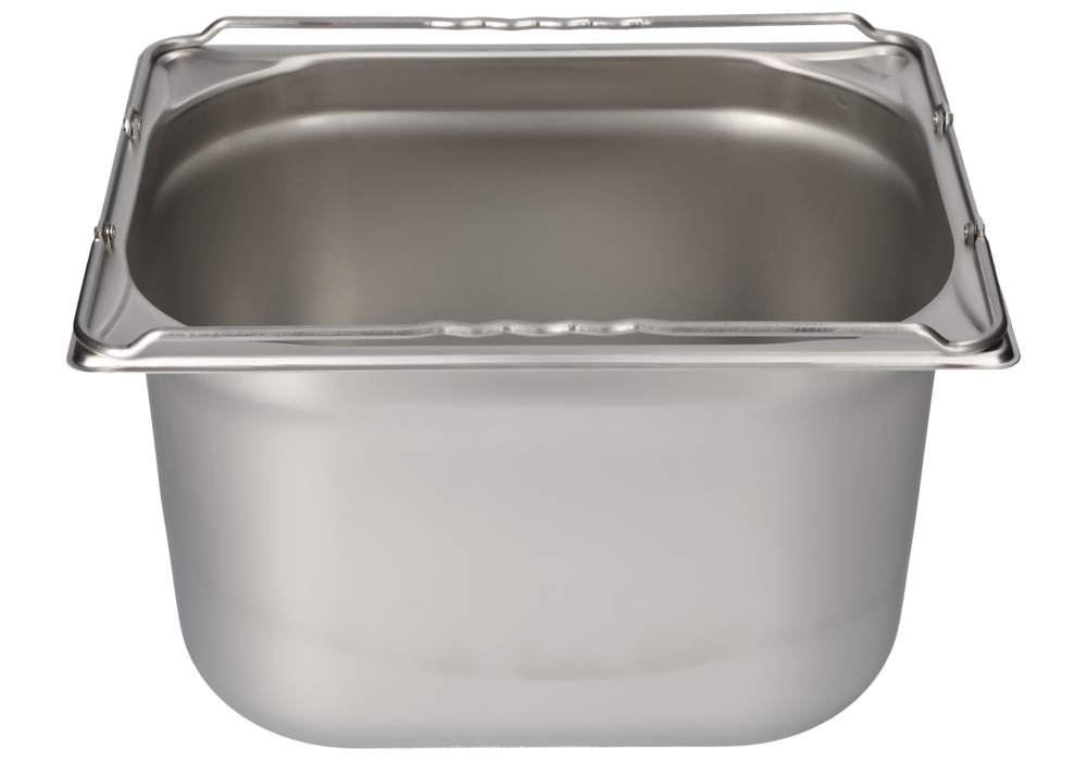 Small container GN-B 1/2-200, stainless steel, with handle, 11.7 litre capacity - 6