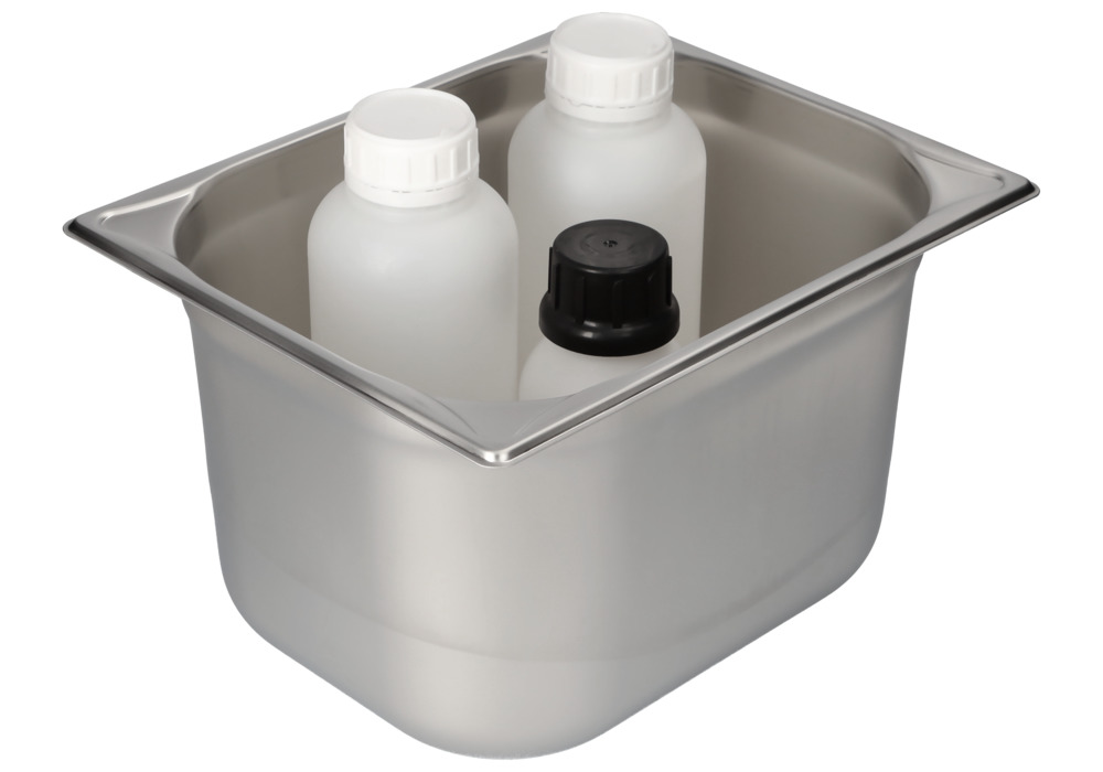 Small container GN 1/2-200, stainless steel, 11.7 litre capacity - 6