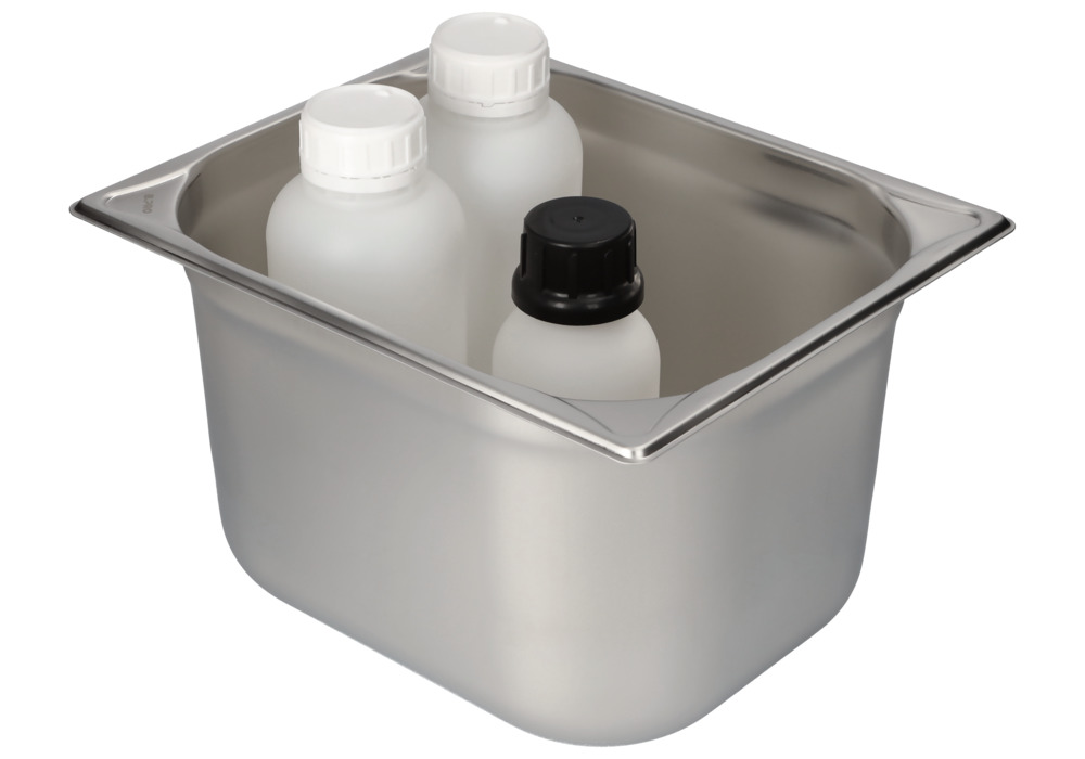 Small container GN 1/2-200, stainless steel, 11.7 litre capacity - 1