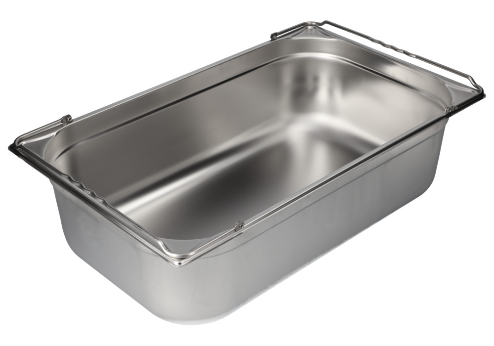 Small container GN-B 1/1-150, stainless steel, with handle, 20 litre capacity - 3