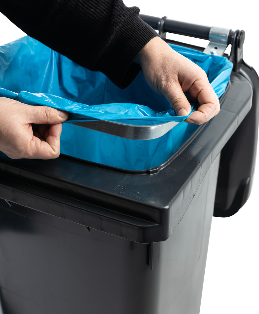 Ferma sacco per grande contenitore rifiuti da 360 litri - 4