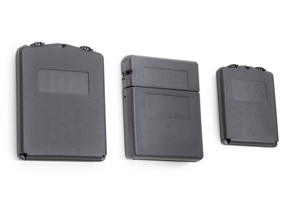 Dokumentenbox aus Kunststoff (PE), schwarz, Öffnung vorne, für A4 Dokumente - 7