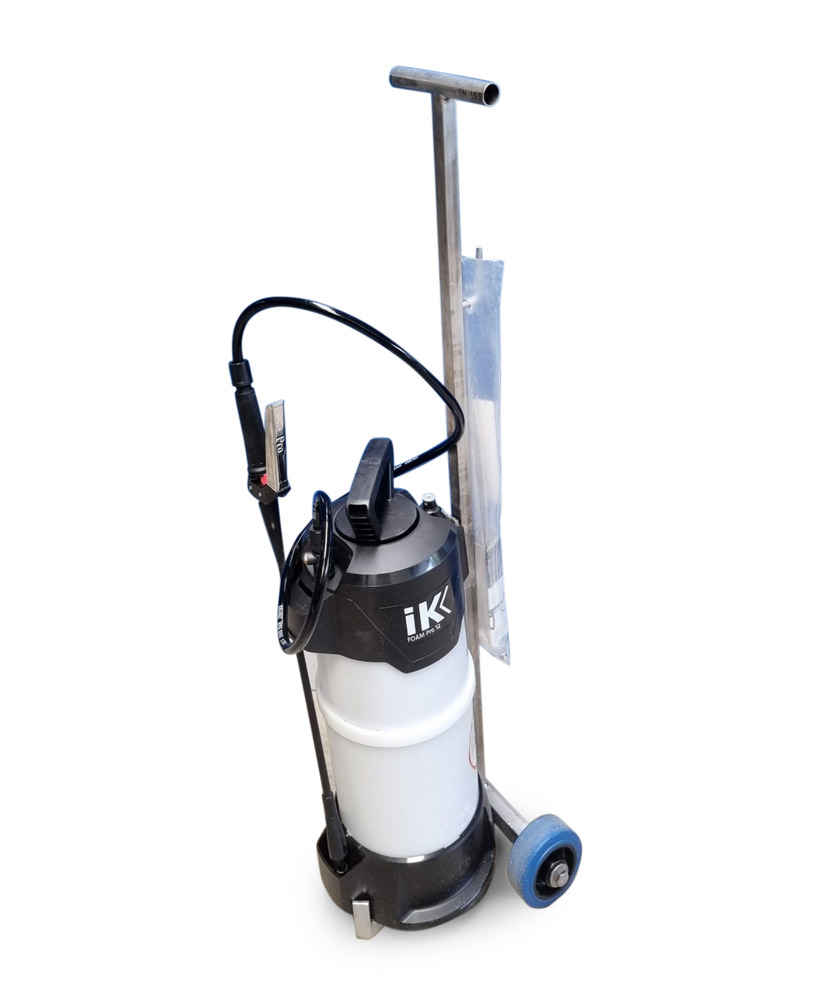 Foam sprayer on trolley for mobile decontamination, 6-litre container - 1