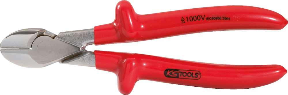 KS Tools Krachtige zijsnijders, 1000 V, 180 mm, dip isolatie - 1