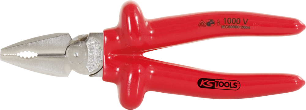 KS Tools Kraft-Kombinationszange, 1000 V, 160 mm, Tauchisolierung - 1