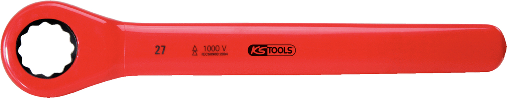 KS Tools skraldenøgle, 1000 V, 6 mm, dip-isolering - 1