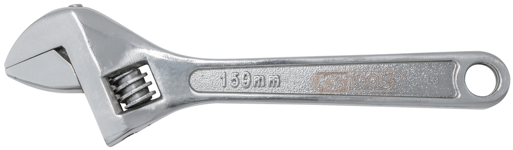 KS Tools Rollgabelschlüssel, Edelstahl, 24", verstellbar, rostfrei und säurefest - 1