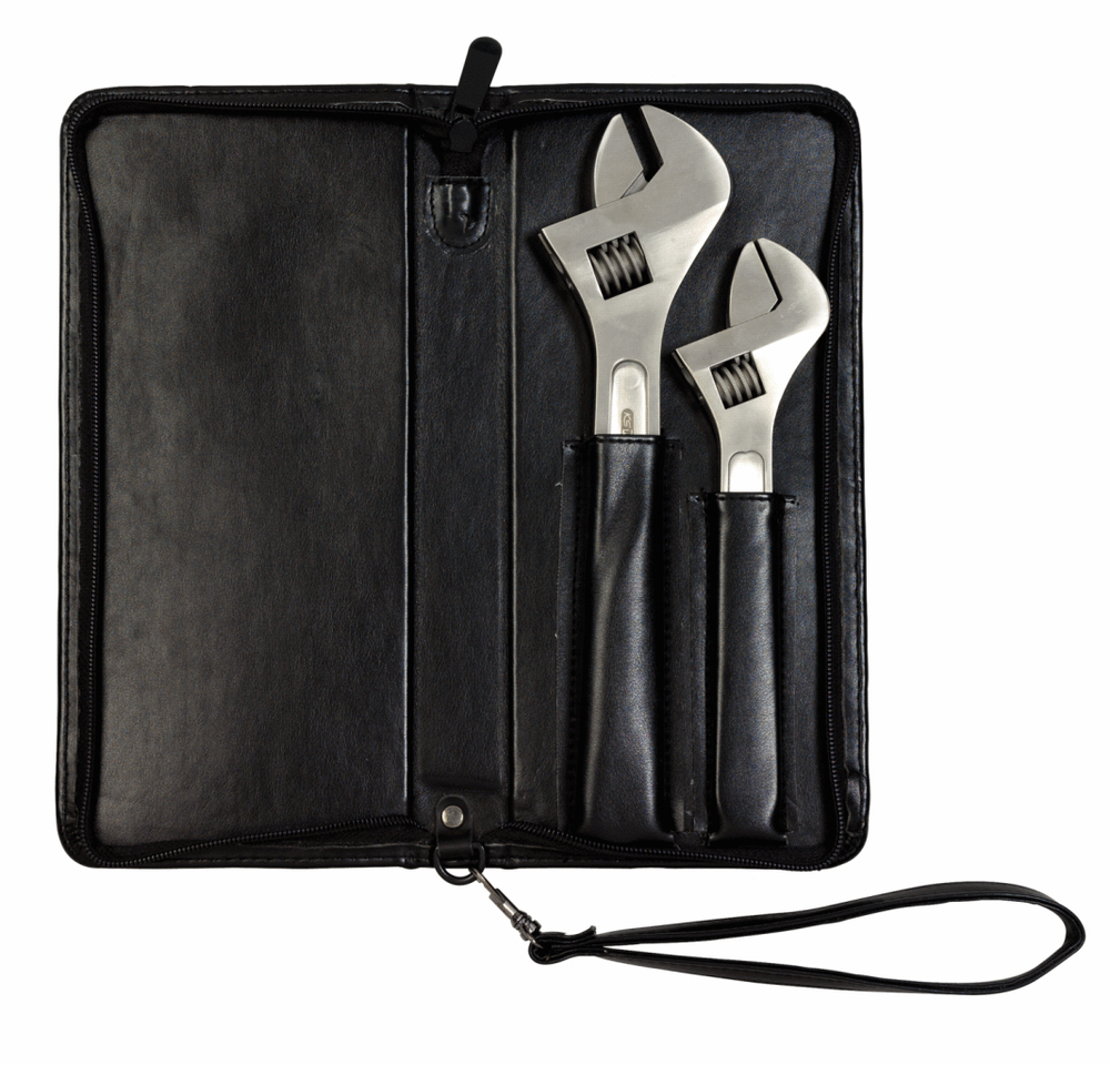 Kit de chaves inglesas KS Tools, titânio, 8" - 10", extremamente leve, não magnética - 1