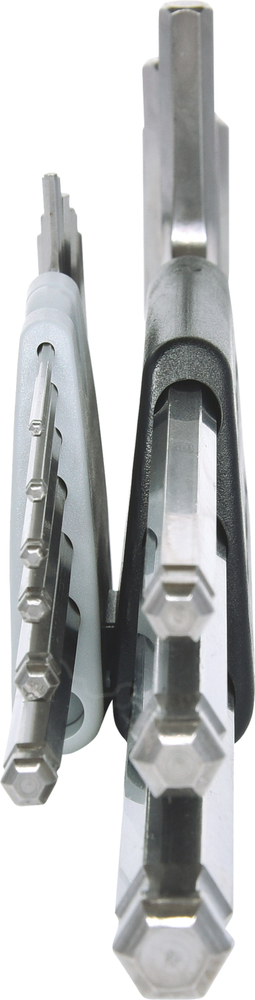 KS Tools Innensechskant-Winkelstiftschlüssel-Set, Edelstahl, 9-teilig, lang, rostfrei und säurefest - 2