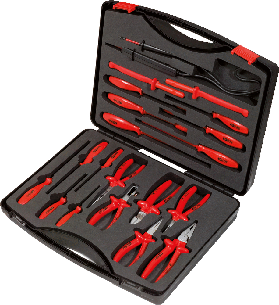Conjunto de ferramentas KS Tools, 1000 V, 20 peças, caixa de plástico, isolado por imersão - 2