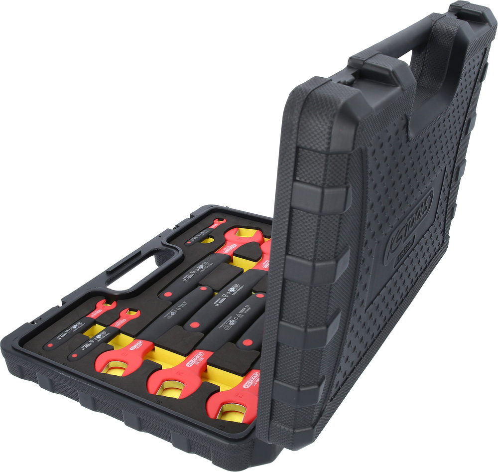 KS Tools villáskulcs készlet, 1000 V, 7-24 mm, 18 részes, műanyag kofferben, mártott védőszigetelés - 3