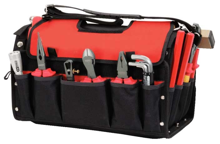 KS Tools villanyszerelő szerszámosláda, Premium, 1000 V, 132 részes, nejlon táska - 4