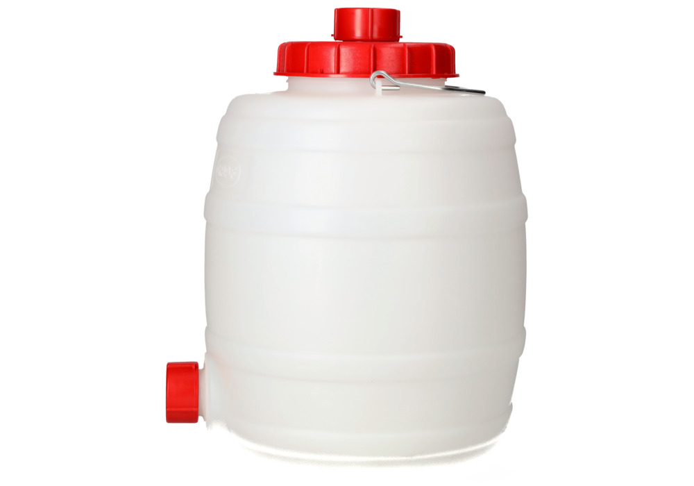 Kunststoff-Fass mit Auslaufhahn, 15 Liter Volumen - 3
