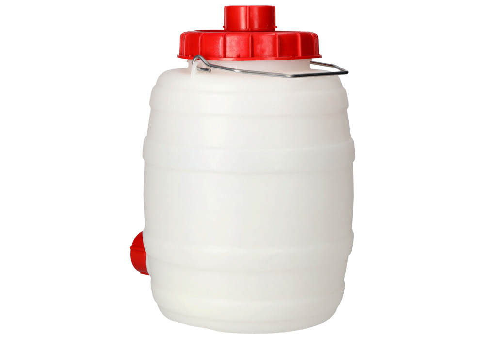 Kunststoff-Fass mit Auslaufhahn, 10 Liter Volumen - 4