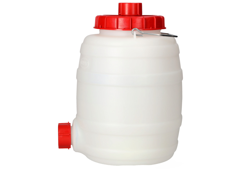 Kunststoff-Fass mit Auslaufhahn, 10 Liter Volumen - 3